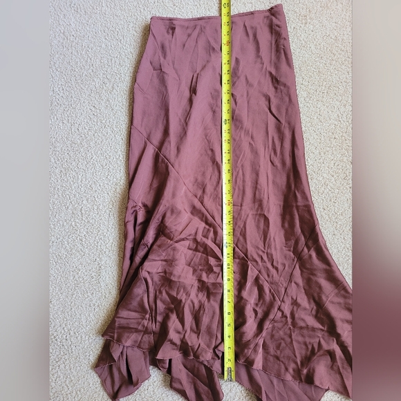 NWOT Free People‎ You're An Angel Satin Half Slip Midi Skirt. Size XS. - Picture 6 of 8
